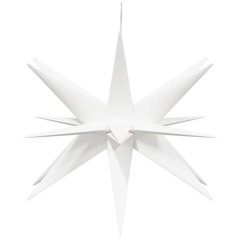 Luci Di Natale Con Led 3 Pz Pieghevoli Bianche 43 Cm - Foto 2