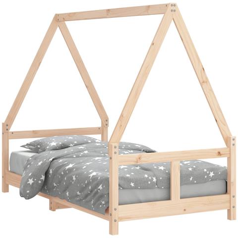 Giroletto per Bambini 80x160 cm in Legno Massello di Pino - Foto 2