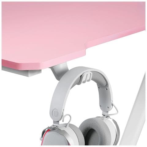 Scrivania Mars Gaming Mgd100rgbp Bianco Rosa Acciaio 100 X 60 Cm - Foto 2