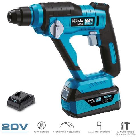 Trapano A Percussione Koma Tools Pro Series 60 W 850 Rpm - Foto 2