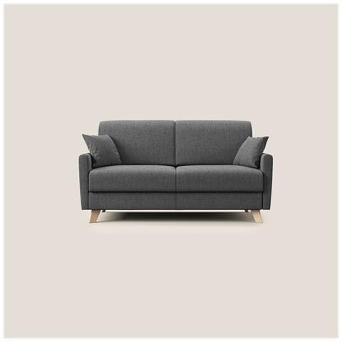 Edgar Divano letto matrimoniale in tessuto felis impermeabile T03 180 cm (mat. 140x197) grigio - Foto 3