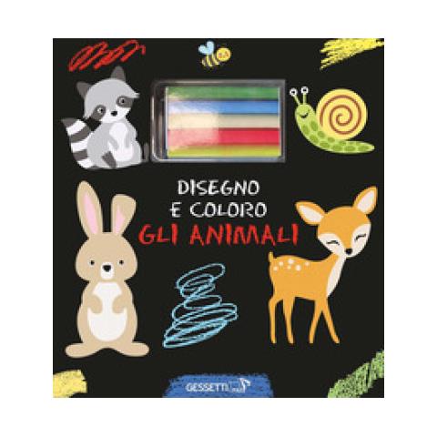 Disegno E Coloro Gli Animali. Ediz. A Colori. Con Gessetti - Foto 1