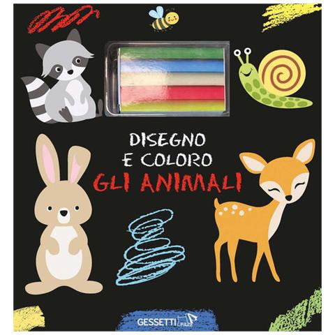 Disegno E Coloro Gli Animali. Ediz. A Colori. Con Gessetti - Foto 2