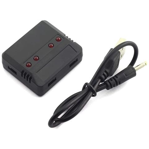 1 Pezzo Caricatore Usb 1 To 4 Per Modelli Hubsan H107, Wltoys V202 V252 V939, Udi U816, Jxd 385, Syma X5 X5c X5sw, Fy 310 310b, Hubsan H107 H107l, Jxd 385 388 392. Syma X5 X5c X5sw - Foto 2