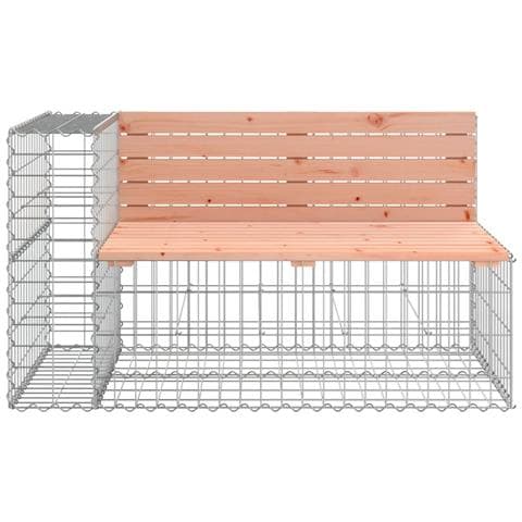 Panca Giardino Design Gabbione 347x71x65,5 Cm Massello Douglas - Foto 2