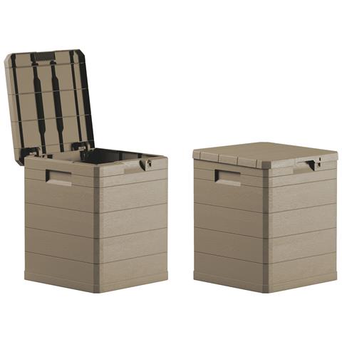 Baule 42x44x50 Woody's 90 Finitura Effetto Legno - Foto 1