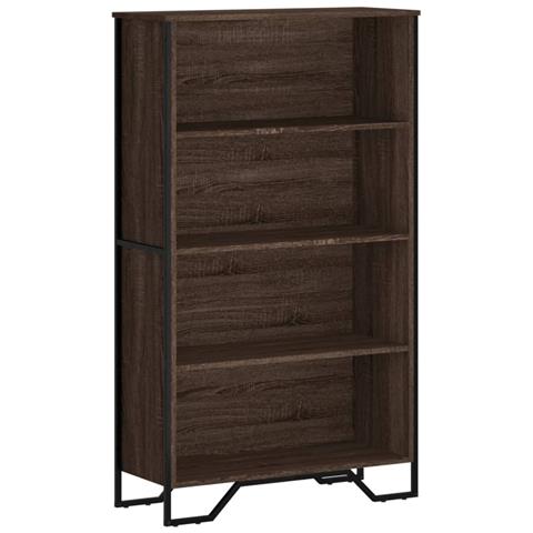 Libreria Rovere Marrone 80x31x137,5 Cm In Legno Multistrato - Foto 2