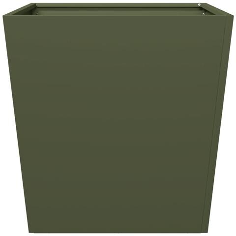 Fioriera da Giardino Verde Oliva 50x50x50 cm in Acciaio - Foto 2
