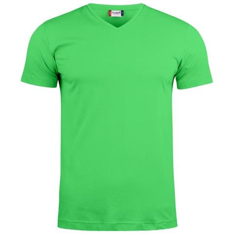 Basic-t V-neck Verde Acido S - Foto 1
