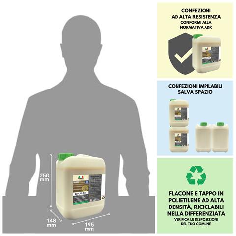 Litoflon 5lt - Protettivo Antimacchia Per Cemento, Pietre Arenarie - Foto 2