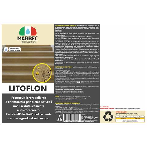 Litoflon 5lt - Protettivo Antimacchia Per Cemento, Pietre Arenarie - Foto 3