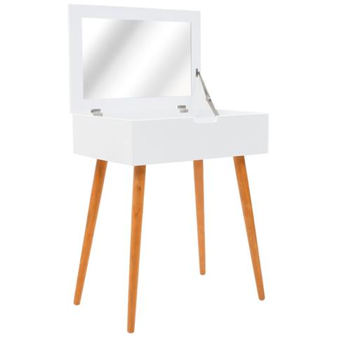 Toletta Con Specchio In Mdf 60x40x75 Cm - Foto 2