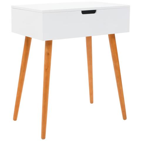 Toletta Con Specchio In Mdf 60x40x75 Cm - Foto 1