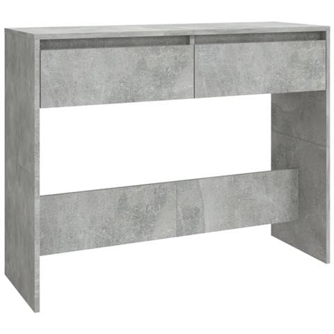 Lusso Casadino -  Tavolo Consolle Grigio Cemento 100x35x76,5 Cm In Truciolato - Foto 1