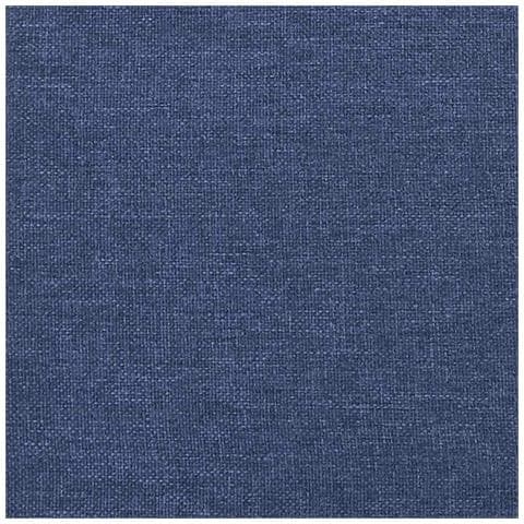 Giroletto a Molle con Materasso Blu 120x190 cm in Tessuto - Foto 9