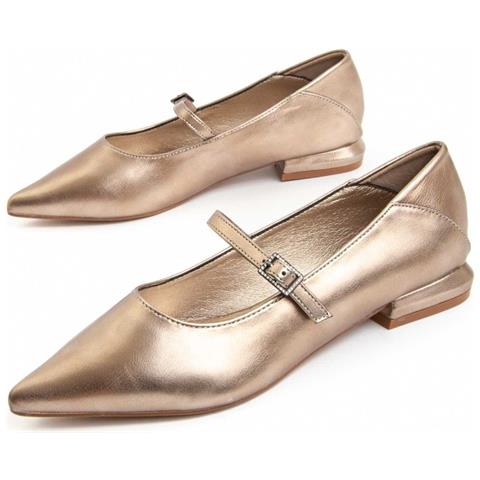 Ballerina Balera7 D'oro Oro Materiale Sintetico E Tessile - Foto 1