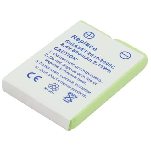 Batteria Telefono 2,4v 880mah Compatibile Siemens Gigaset 2000c Pocket - Foto 1