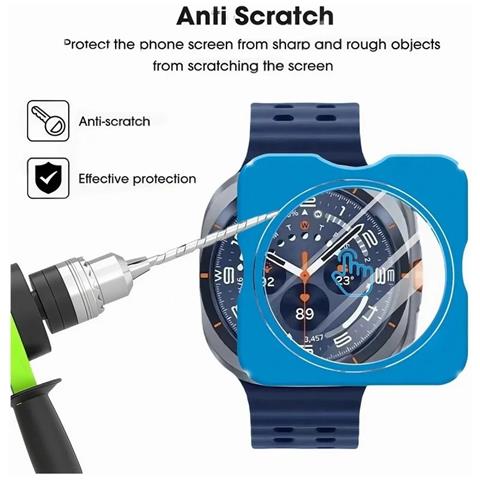 Pellicola Protettiva In Vetro Temperato Per Samsung Watch 8: Protezione Ottimale 40 Mm - Foto 3