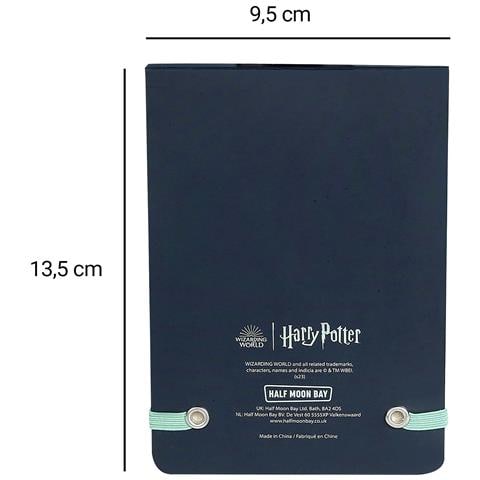 Taccuino Da Tasca Charms Classi 13.5x9.5cm Con Elastico Di Chiusura, Nero - Foto 2