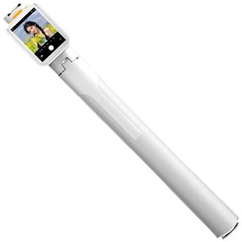 Asta Per Selfie Con Schermo Di Condivisione Wireless E Telecomando Bluetooth, Compatibile Con Huawei, Samsung, Apple, Garmin White - Foto 2
