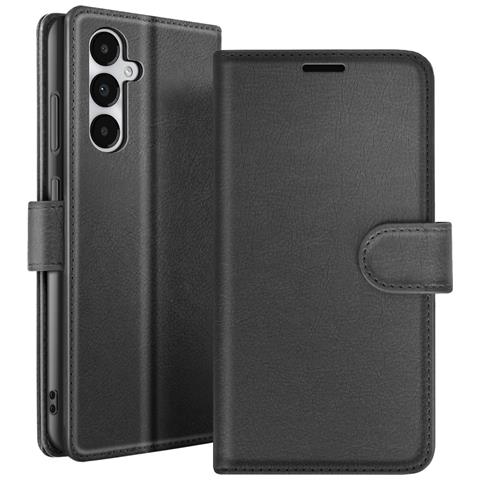 Custodia A Portafoglio Per Galaxy A05s Con Funzione Di Supporto E Linguetta Magnetica, Nero - Foto 1