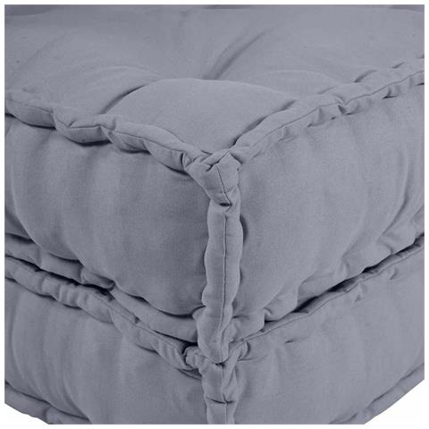 Cuscino Grigio 70 x 70 x 54 cm Poliestere - Foto 9