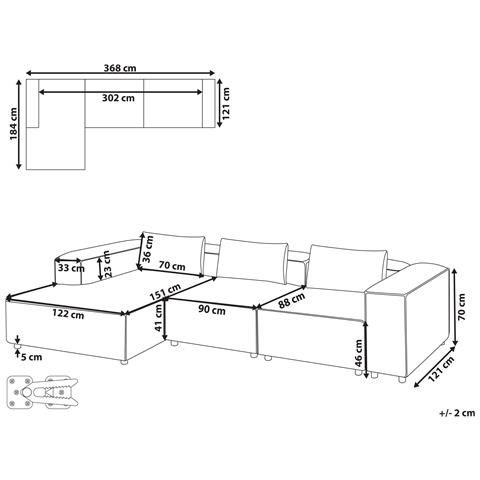 4 Posti Brande Verde Chiaro Lato Destro - Foto 8
