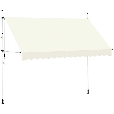 Lusso Casadino -  Tenda Da Sole Retrattile Manuale 350 Cm Crema - Foto 1