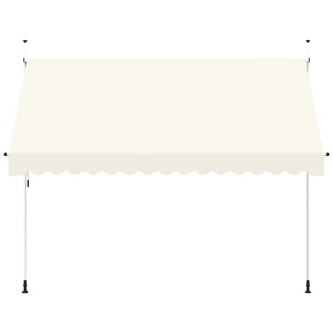 Lusso Casadino -  Tenda Da Sole Retrattile Manuale 350 Cm Crema - Foto 2