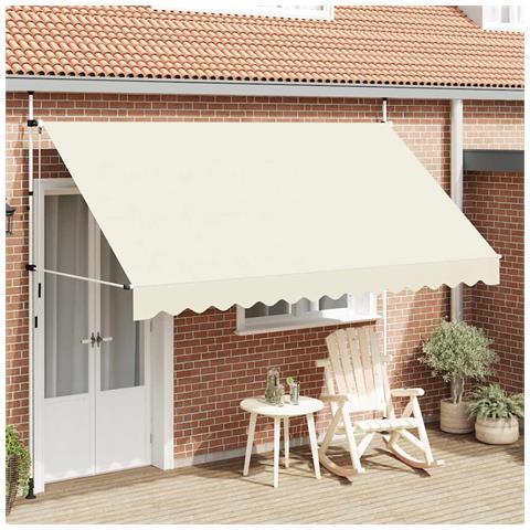 Lusso Casadino -  Tenda Da Sole Retrattile Manuale 350 Cm Crema - Foto 8