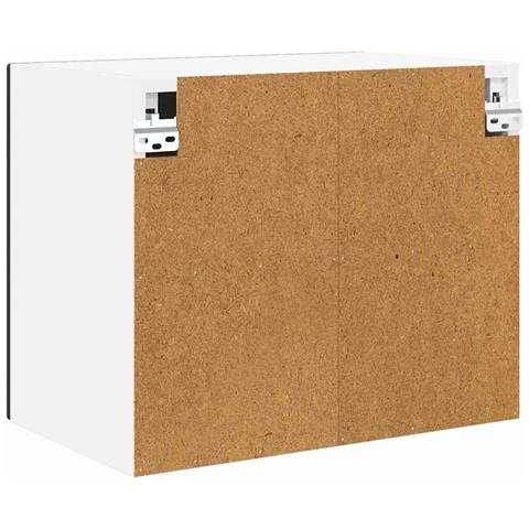 Pensile cucina 2 pcs Nero 50 x 31 x 40 cm Legno multistrato - Foto 9