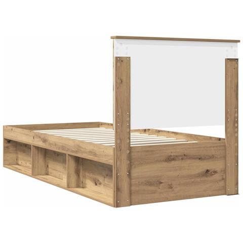 Struttura del letto Rovere Artigianale 100 x 200 cm - Foto 9