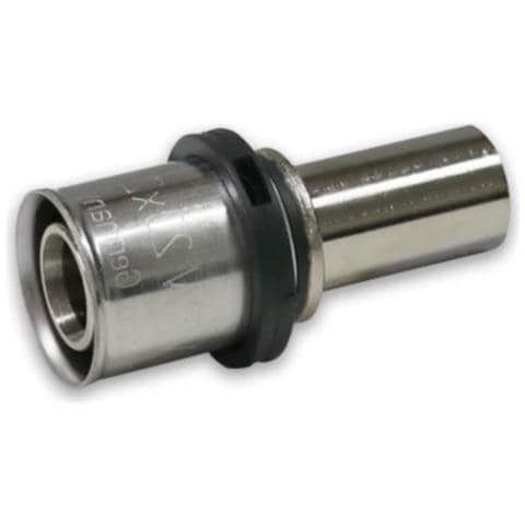 Raccordo Pressfitting Rame 16 X 15 Mm Nichelato Per Tubi - Foto 1