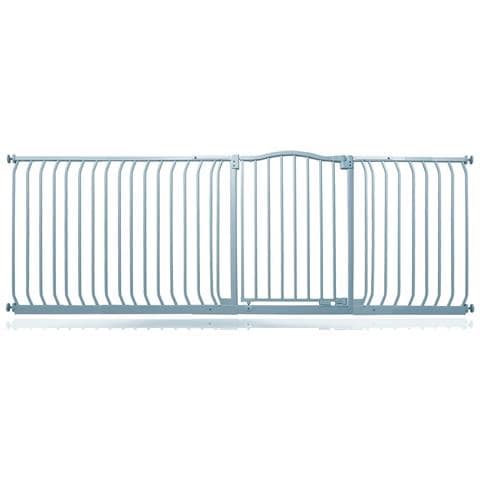 Safetots Cancelletto Di Sicurezza Con Parte Superiore Incurvata, 216cm - 225cm, Grigio Opaco - Foto 1