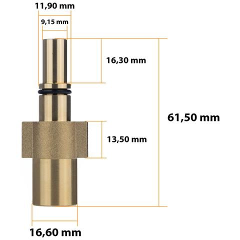 Tubo Alta Pressione 20m Per Pulizia Fognature - Compatibile Con Black&decker, Stanley, Bosch | 160 Bar, 60°c | Ugello 1+3 - Foto 2