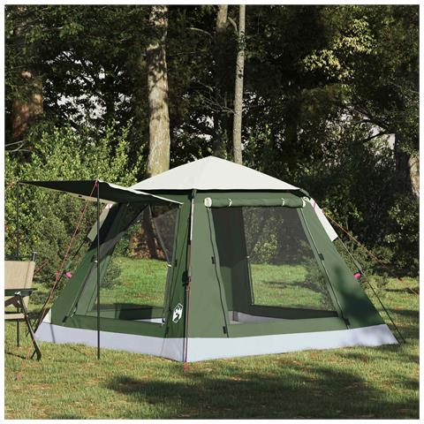 Tenda Istantanea con Catena per la Pioggia per 3 Persone con Rilascio Veloce - Foto 2