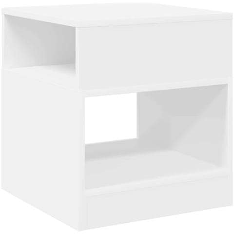 Tavolino Bianco 40,5 x 40 x 45 cm Legno multistrato - Foto 1