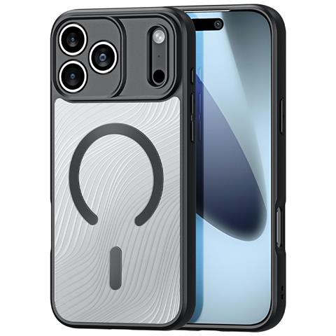 Cover per iPhone 17 Pro Max - TPU+PC, Nero, MagSafe - Foto 1