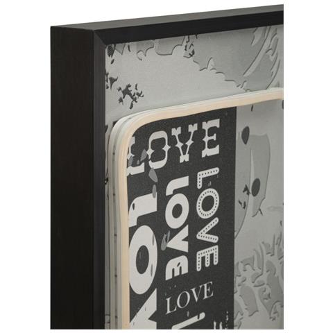 Stampa Con Led Su Tela Love Scritte Pop E Vinile Con Applicazione 3d - Foto 2