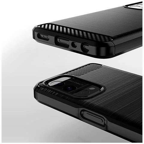 Custodia In Carbonio Flessibile Per Oneplus Nord N200 5g Nera - Foto 7