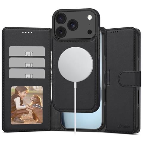 Custodia Per Iphone 17 Pro Max Nera Wallet Magsafe - Foto 2