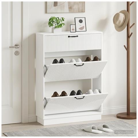 Mobile per scarpe HOORN 78 x 24 x 100 cm Legno ingegnerizzato - Foto 2