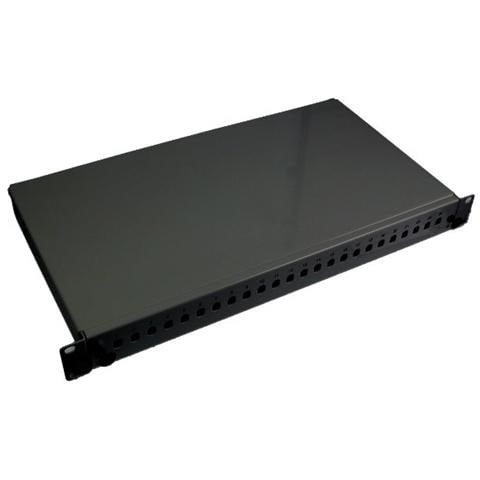 I-CASE FO-B12SCLC - Cassetto Ottico 19'' 12 porte LC Duplex Nero Fisso - Foto 1