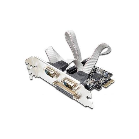 Scheda Pci Express Con 2 Porte Seriali 9 Poli E 1 Porta Parallela 25 Poli - Foto 2