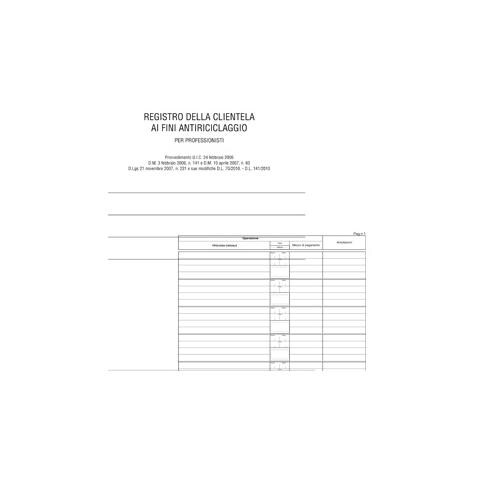 Cf4 Registro Antiriciclaggio Pg1/46 - Foto 1