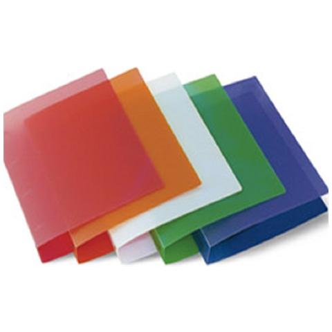 Raccoglitore a 4 Anelli Ø30 mm Formato 22 x 30 cm A4 Trasparenti Assortiti 5 Pezzi - Foto 1