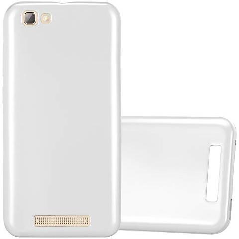 Custodia Compatibile Con Zte Blade A612 In Argento Metallico - Coperchio Protettivo In Silicone Tpu Flessibile - Foto 1