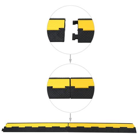 Dossi Passacavi 2 Pz A 2 Canali In Gomma 101,5 Cm - Foto 4