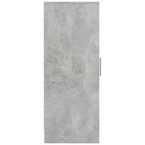 Scarpiera Grigio Cemento 32x35x92 cm in Truciolato - Foto 2