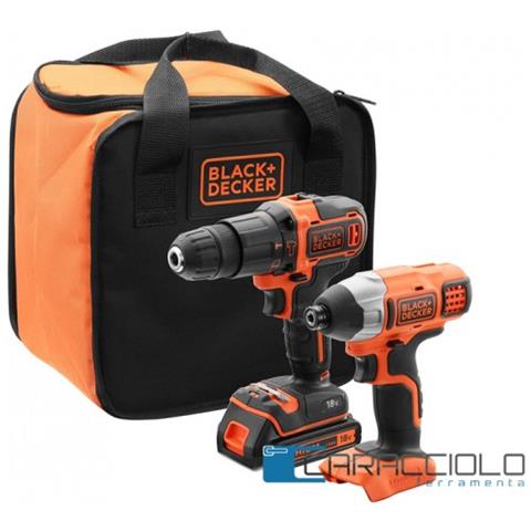 Black+decker Kit Trapano Avvitatore 18v - Foto 2